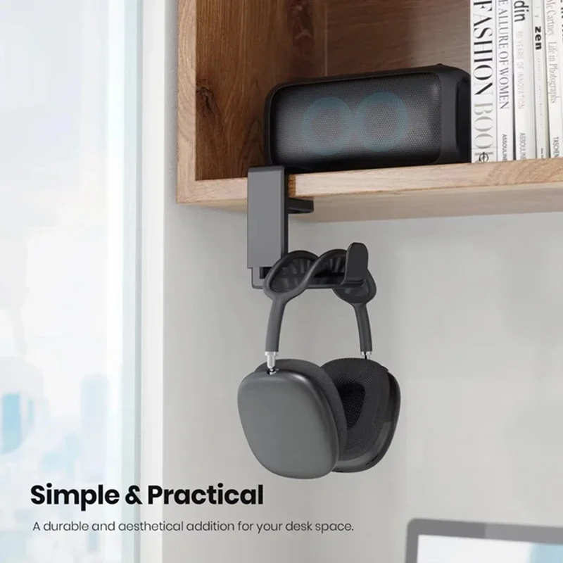 360° Rotating Headphone Stand  - Headphone Stand Desk ulasan dan harga