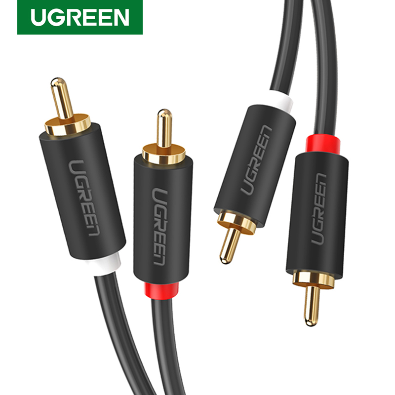 UGREEN 2RCA to 2 RCA Male to M - Audio Splitter Y ulasan dan harga